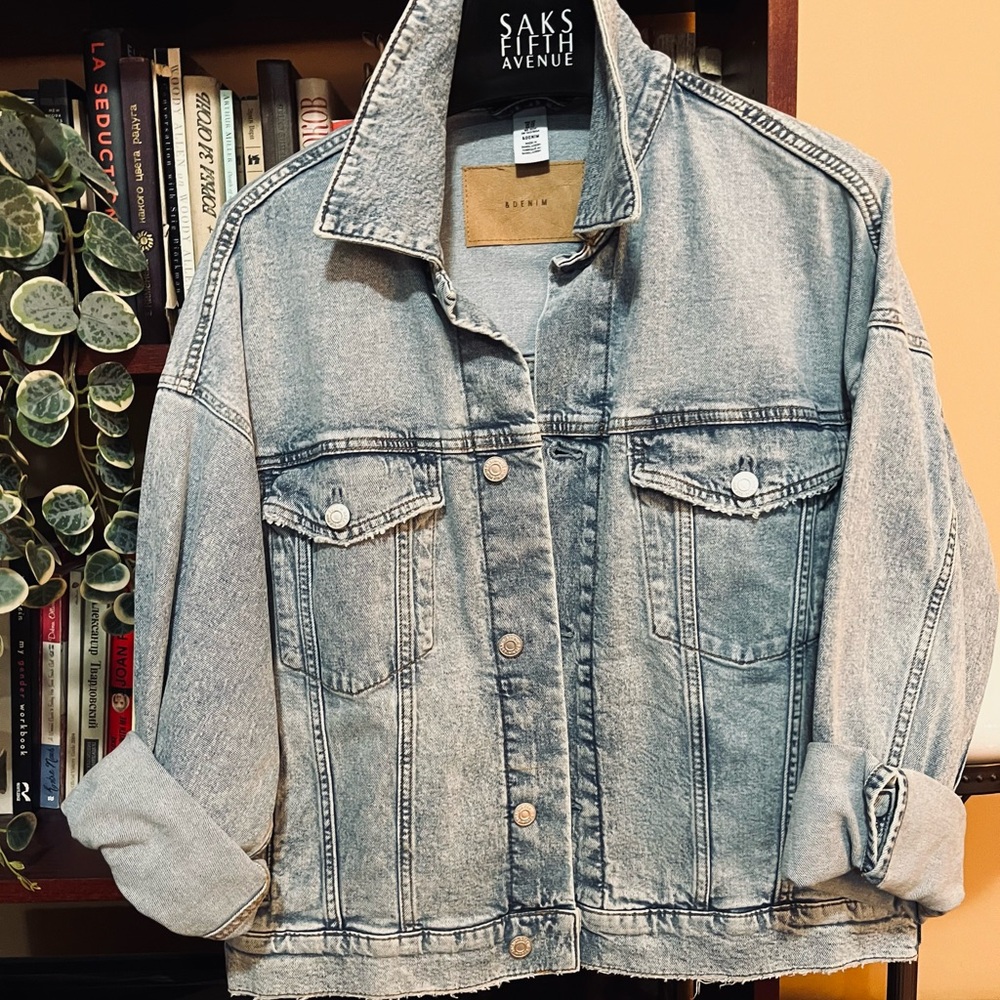 DENIM BASIC CLASSIC JACKET NWOT